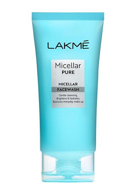 Lakme Micellar Pure Facewash For Deep Pore Cleansing Hydration 50G