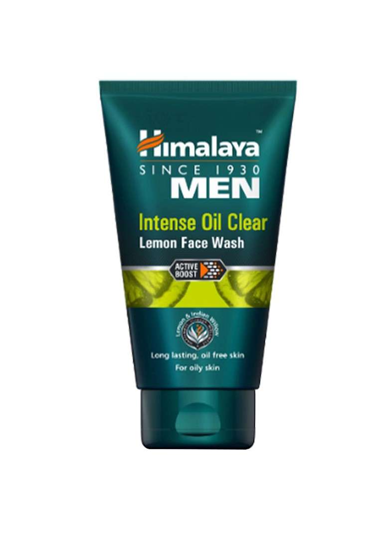 Himalaya Men Intense Oil Clear Lemon Face Wash 100 Ml - Indya