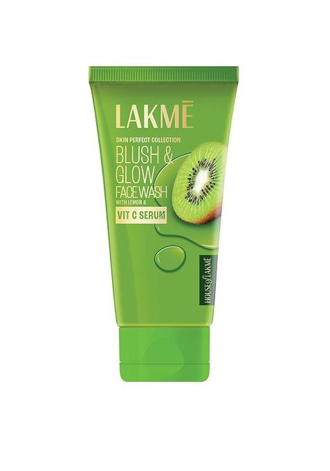 Lakme Blush Glow Refreshing Kiwi Facewash With Vitamin C Serum 50G