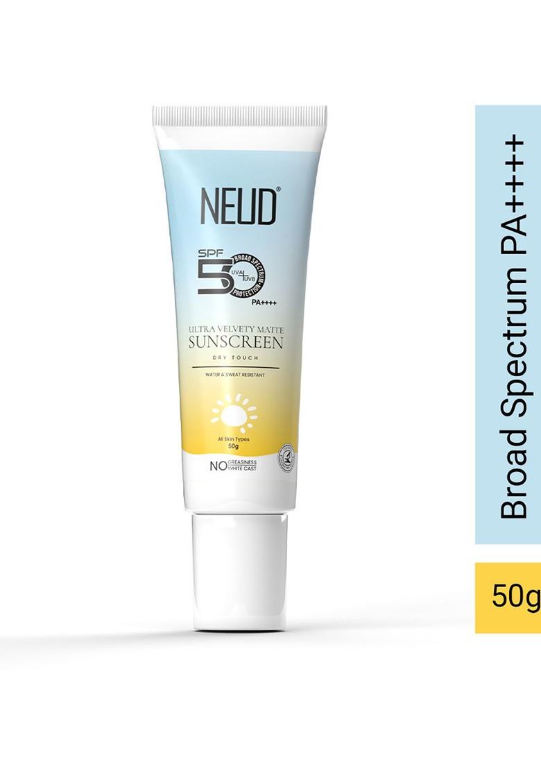 Neud Velvety Matte Priming Sunscreen Spf 50 With Vitamin E G