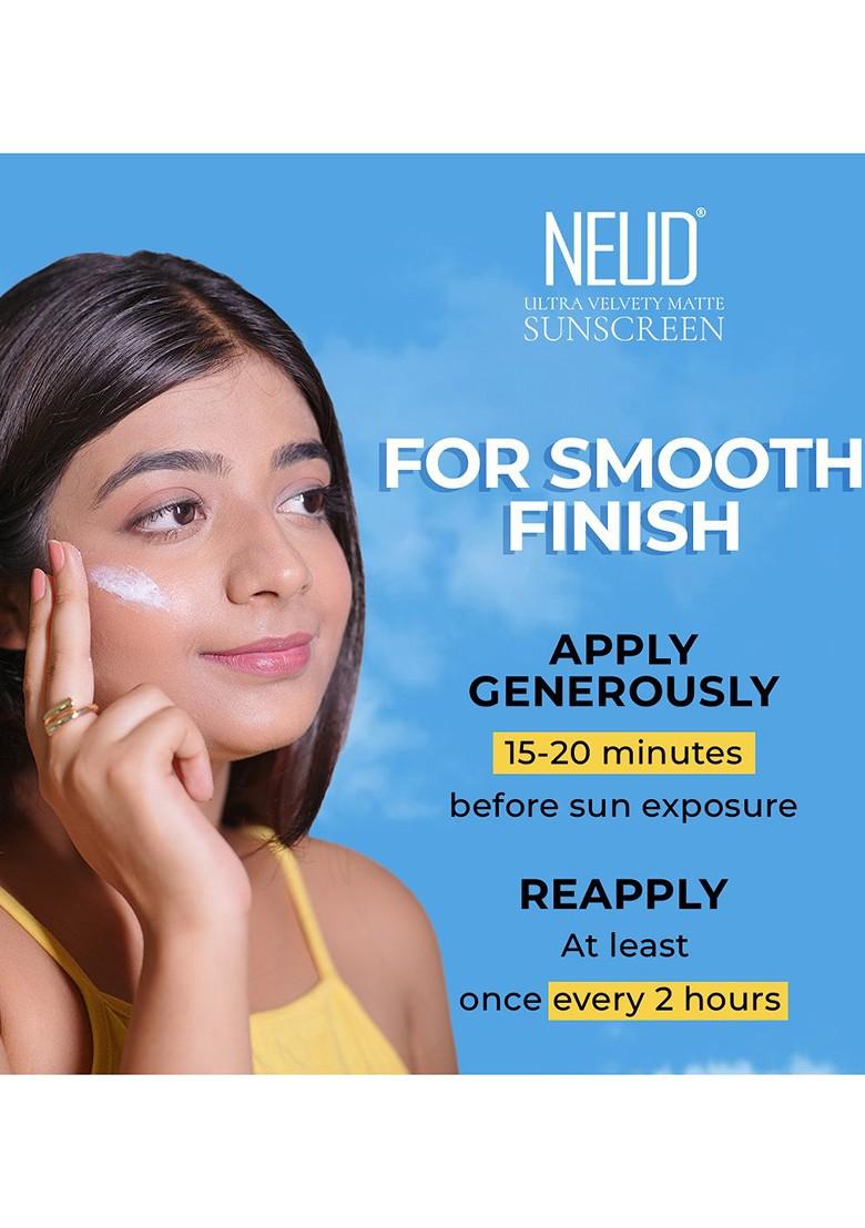 Neud Velvety Matte Priming Sunscreen Spf 50 With Vitamin E G