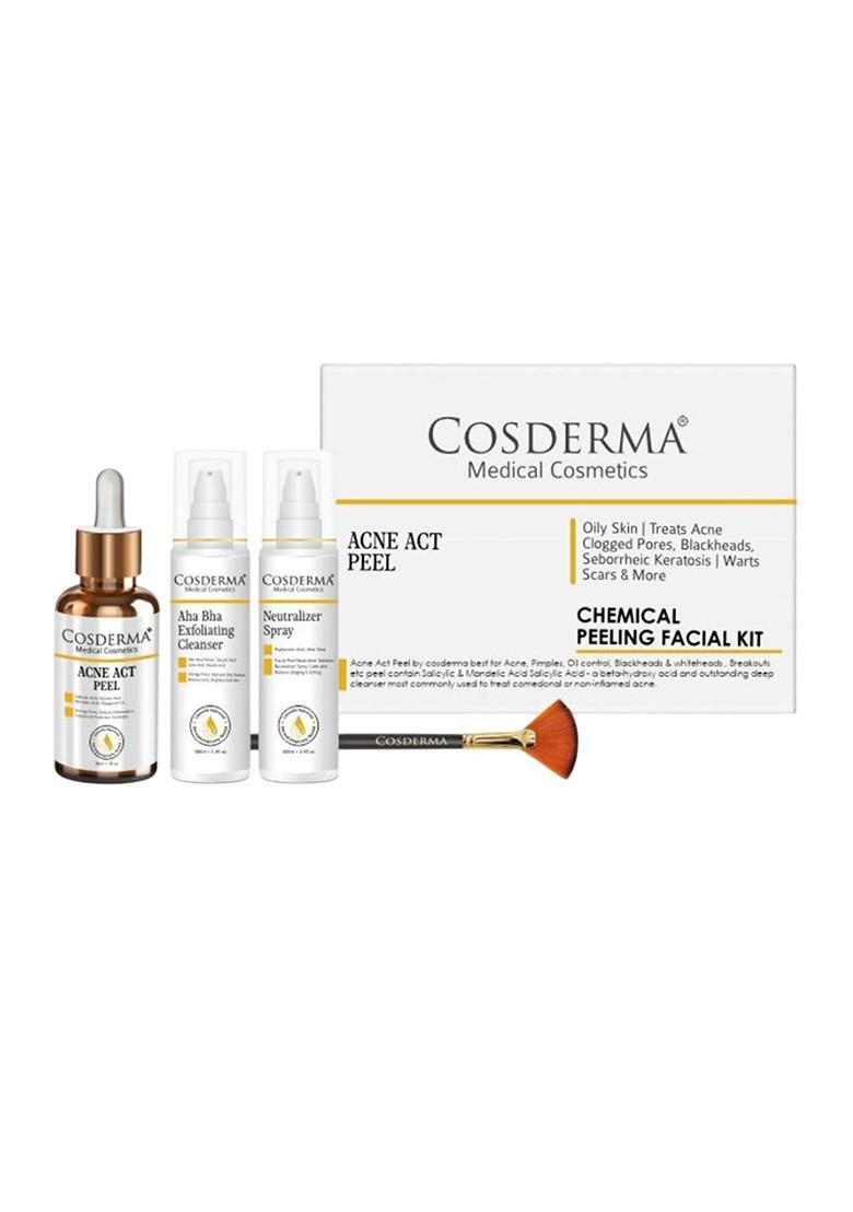 Cosderma Acne Act Gel Peel Chemical Peeling Facial Kit 230 Ml