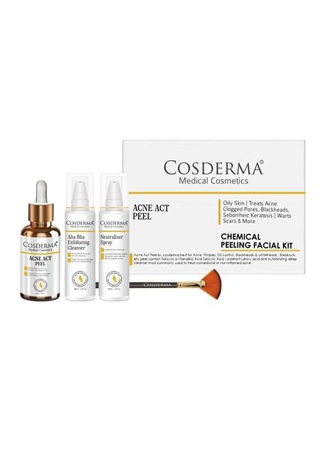 Cosderma Acne Act Gel Peel Chemical Peeling Facial Kit 230 Ml