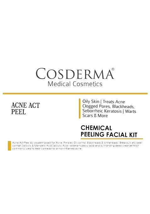 Cosderma Acne Act Gel Peel Chemical Peeling Facial Kit 230 Ml