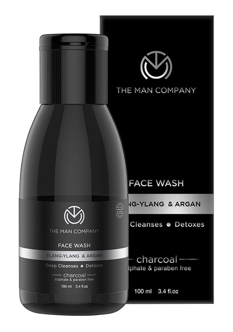 The Man Company Charcoal Ylang Argan Face Wash 100 Ml