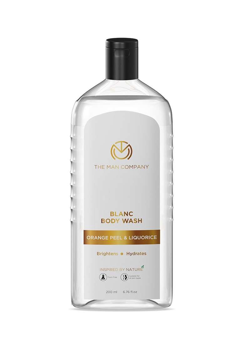 The Man Company Orange Peel Liquorice Blanc Perfumed Body Wash 200 Ml - Indya