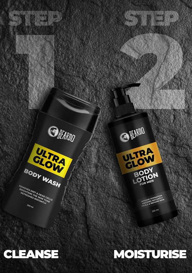 Beardo Men Ultraglow Body Wash 200 Ml - Indya