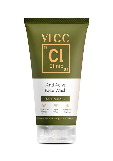 Vlcc Clinic Anti Acne Face Wash Enriched With Salicylic Acid Neem 150 Ml