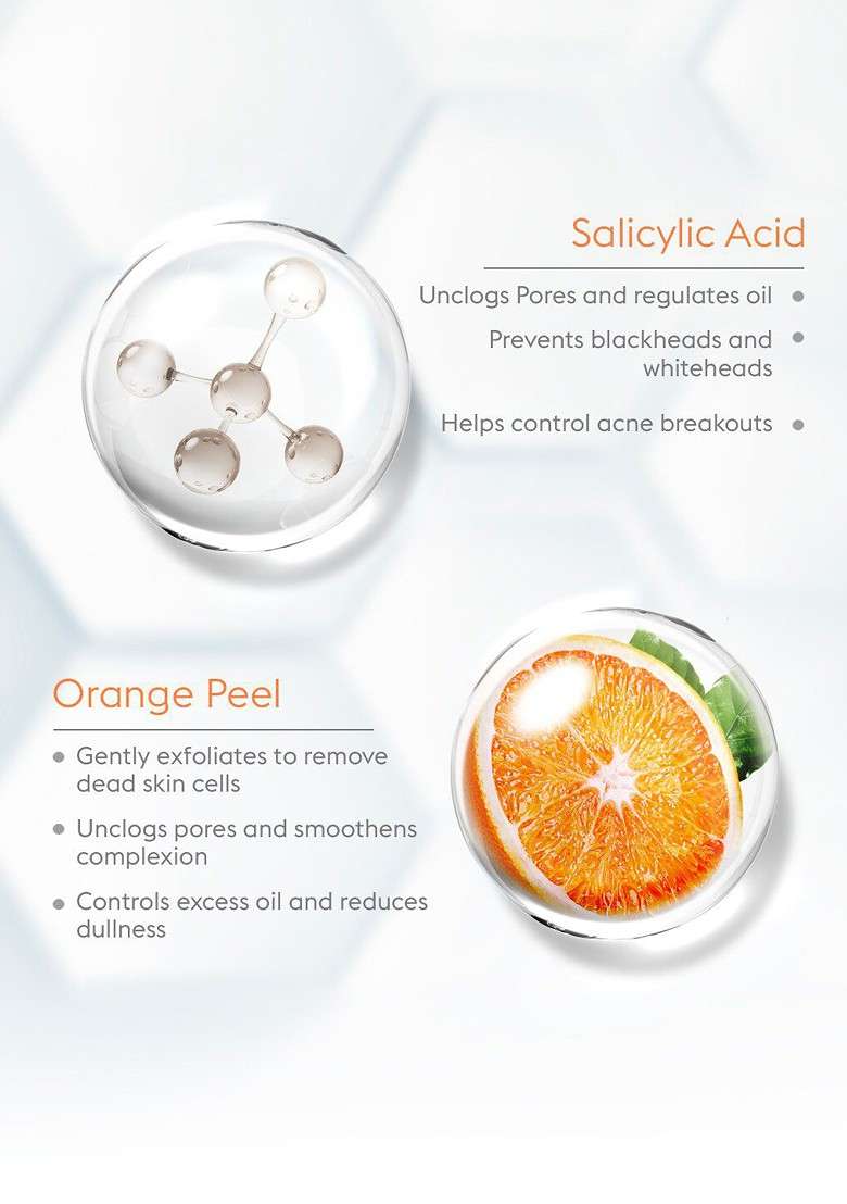Vlcc Salicylic Acid Orange Peel Serum Facewash For Am Aloe Vera Pm - Indya