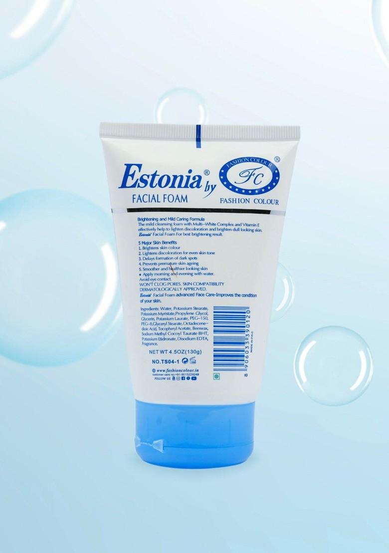 Fashion Colour Estonia Sparkling White 5 In 1 Oil Free Face Wash With Vitamin E 130 Gm