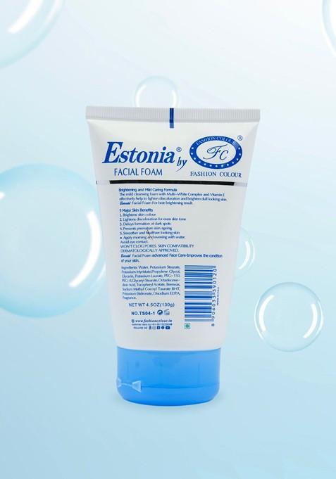 Fashion Colour Estonia Sparkling White 5 In 1 Oil Free Face Wash With Vitamin E 130 Gm