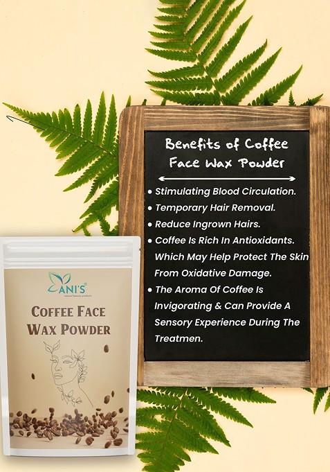 Ani'S Coffee Face Wax Powder For Instant Hair Removal 100G
