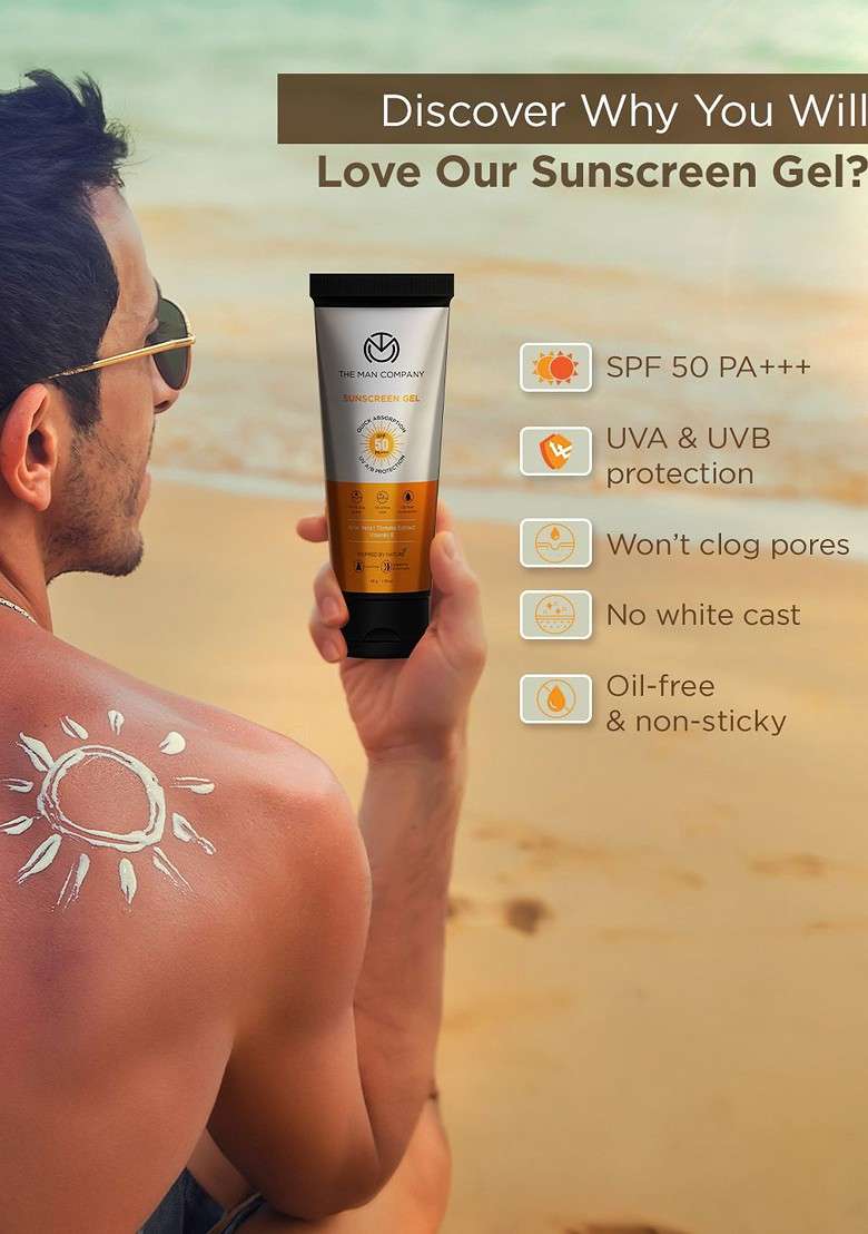 The Man Company De Tan Body Wash Face Sunscreen Gel Sheet Mask Edp - Indya
