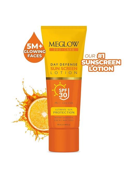 Meglow Pro Care Sunscreen Face Body Lotion Spf 30 Pa 50Ml