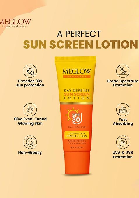 Meglow Pro Care Sunscreen Face Body Lotion Spf 30 Pa 50Ml