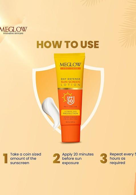 Meglow Pro Care Sunscreen Face Body Lotion Spf 30 Pa 50Ml