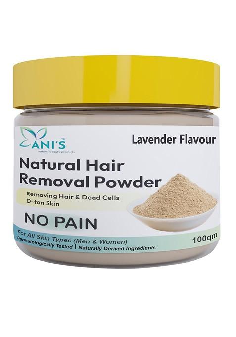 Ani'S No Pain Lavender Natural Hair Removal Powder 100G