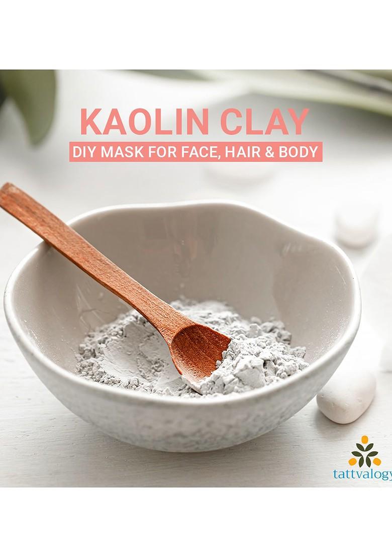 Tattvalogy Vegan Pure Natural Pharma Grade Kaolin Clay Light Face Mask 175 G