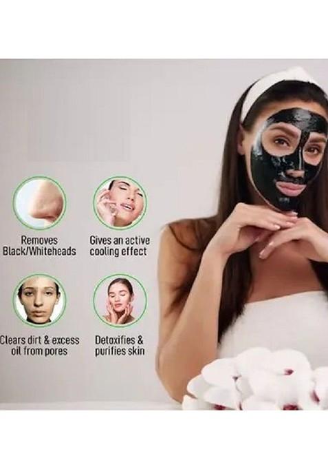 Elecsera Set Of 2 Charcoal Anti Blackhead Peel Off Mask Cream 130 Ml Each