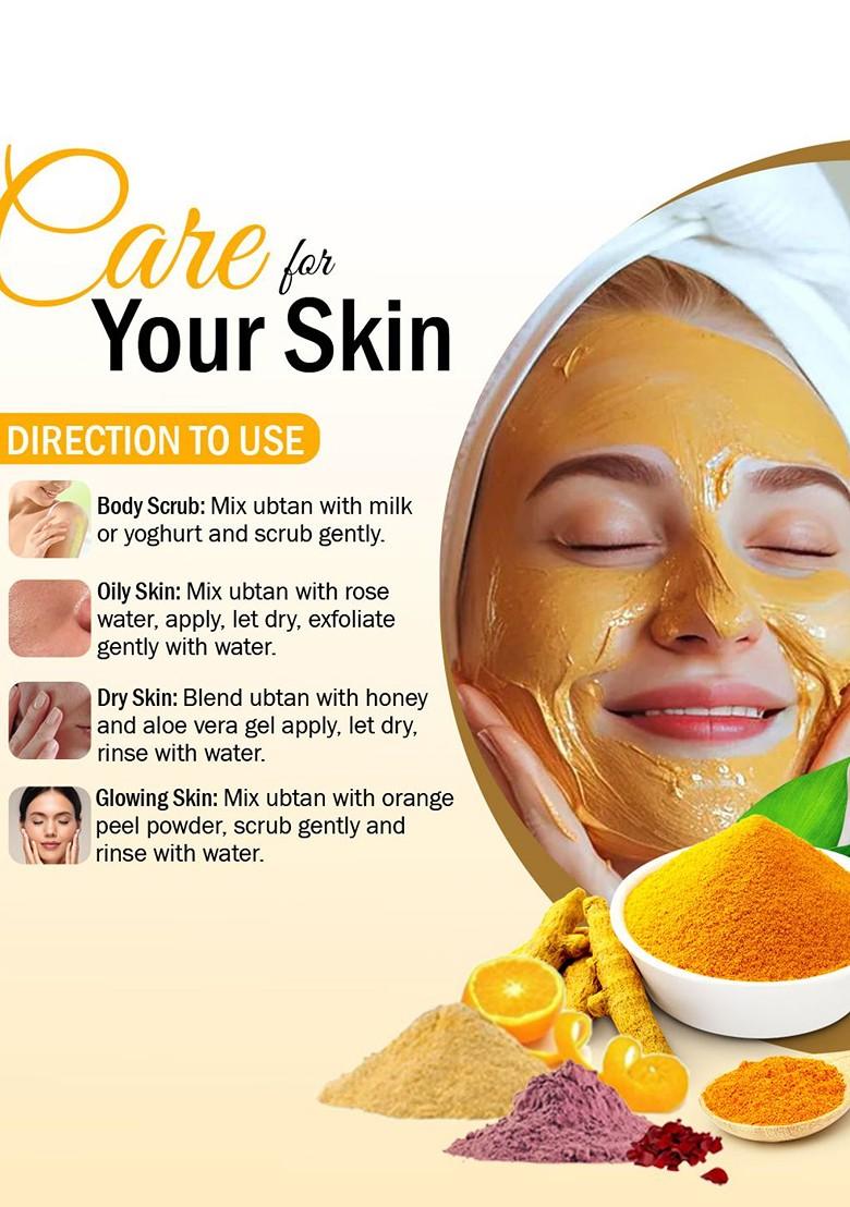 7Daysnatural Natural Ubtan Herbal Powder Mask 200 G