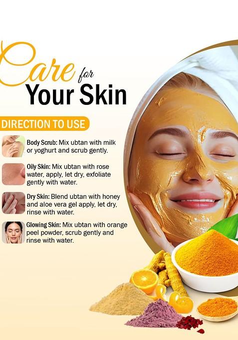 7Daysnatural Natural Ubtan Herbal Powder Mask 200 G