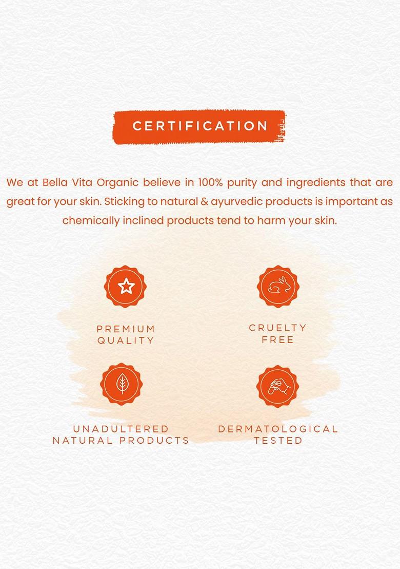 Bella Vita Organic Vitamin C Glow Face Pack For Skin Brightening Hydration 100 G