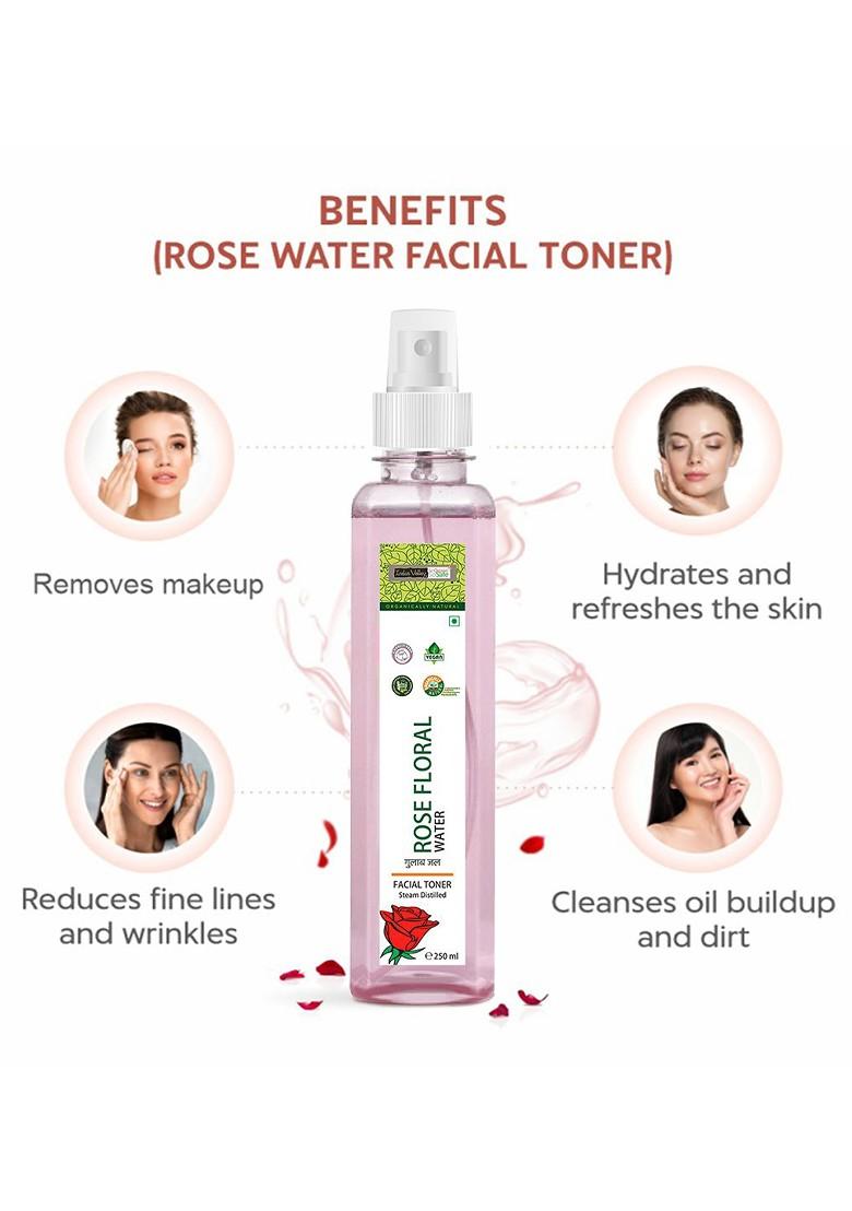 Indus Valley Organic Ayurveda Fresh Rose Water Facial Toner 250Ml