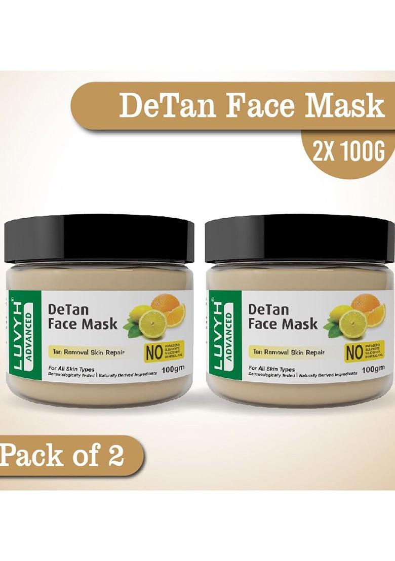 Luvyh Set Of 2 Detan Face Mask 200G
