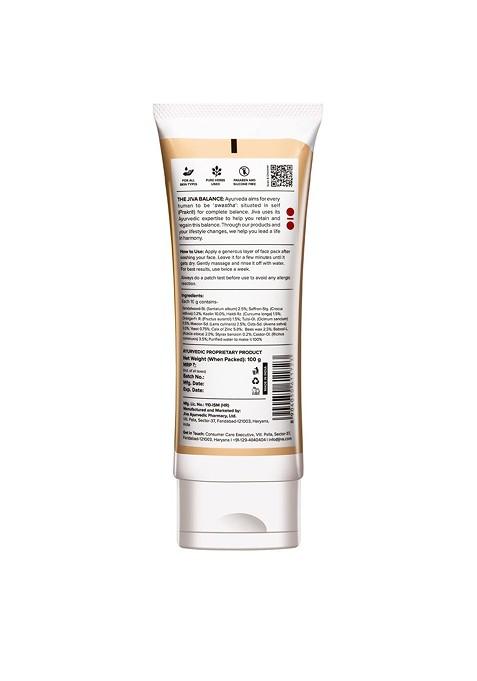 Jiva Kesar Ubtan Face Pack With Turmeric 100G