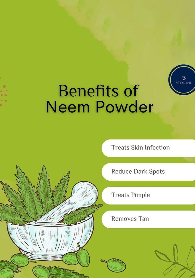 Vedicine Multani Mitti Sandalwood Orange Neem Leaf Rose Petal Powder Face Mask 75G Each