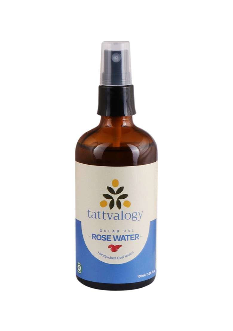 Tattvalogy White Pure Natural Rose Water Made From Desi Roses 100Ml - Indya