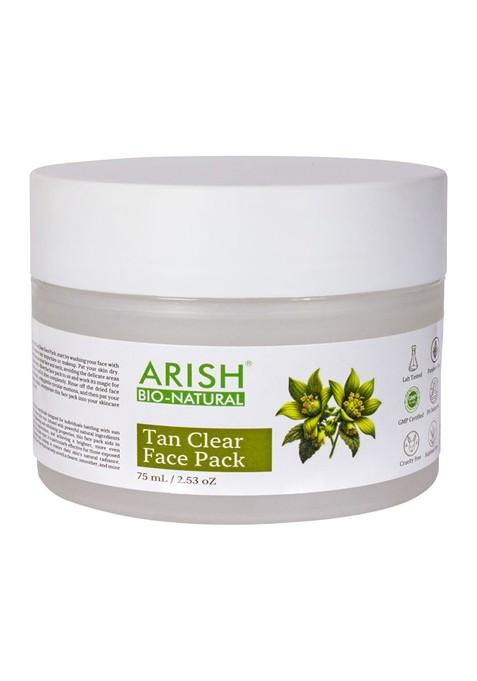 Arish Bio Natural Tan Clear Face Pack 75 Ml