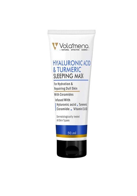 Volamena Hyaluronic Acid Turmeric Sleeping Mask For Hydration Repairing Dull Skin 50Ml