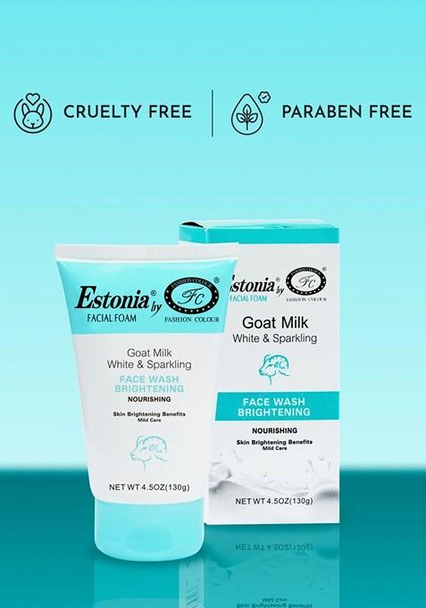 Fashion Colour Estonia Goat Milk Face Wash For Skin Brightening Nourishing 130 Gm