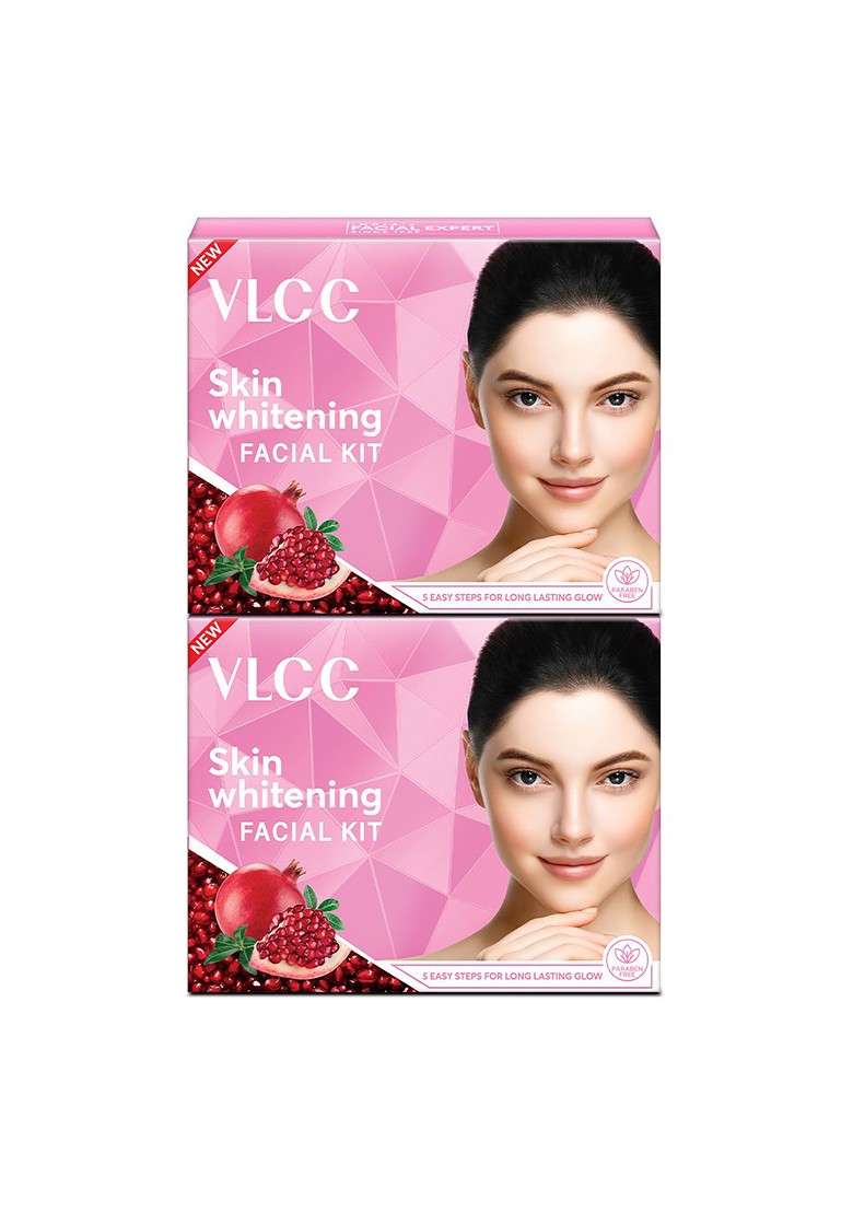 Vlcc Set Of 2 Skin Whitening Facial Kit 25 G Each - Indya