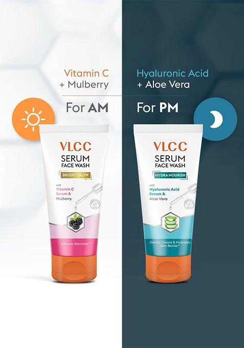 Vlcc Vitamin C Mulberry Serum Facewash For Am Aloe Vera Pm
