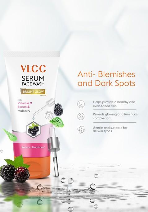 Vlcc Vitamin C Mulberry Serum Facewash For Am Aloe Vera Pm