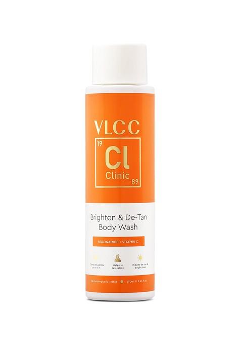Vlcc Clinic Brighten De Tan Body Wash With Niacinamide Vitamin C Glycerine 250 Ml