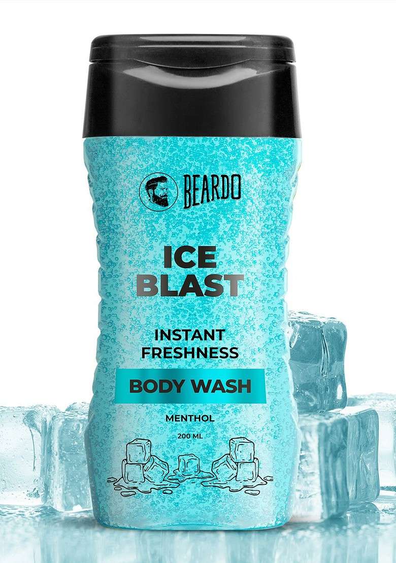 Beardo Men Ice Blast Instant Freshness Body Wash 200Ml - Indya
