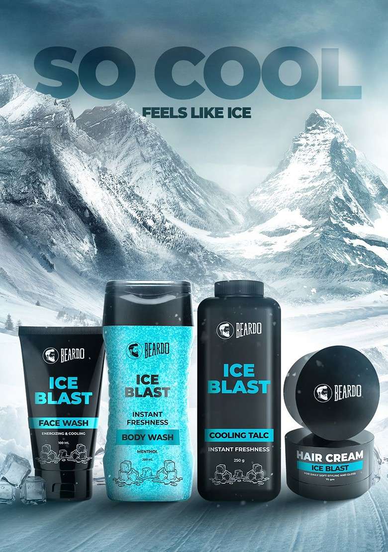 Beardo Men Ice Blast Instant Freshness Body Wash 200Ml - Indya
