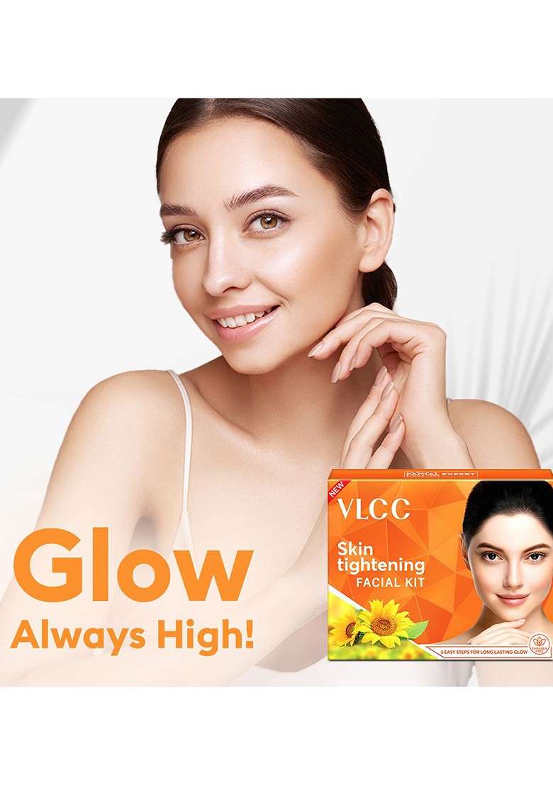 Vlcc Set Of 3 Skin Whitening Tightening Glow Mini Facial Kit 25 G Each - Indya