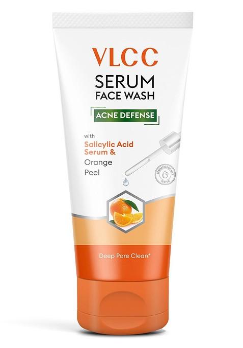 Vlcc Acne Defense Serum Face Wash With Salicylic Acid Orange 100Ml