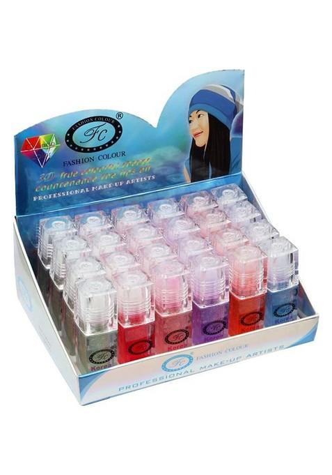 Fashion Colour Set Of 24 Colourful Lip Oil 4Ml Each