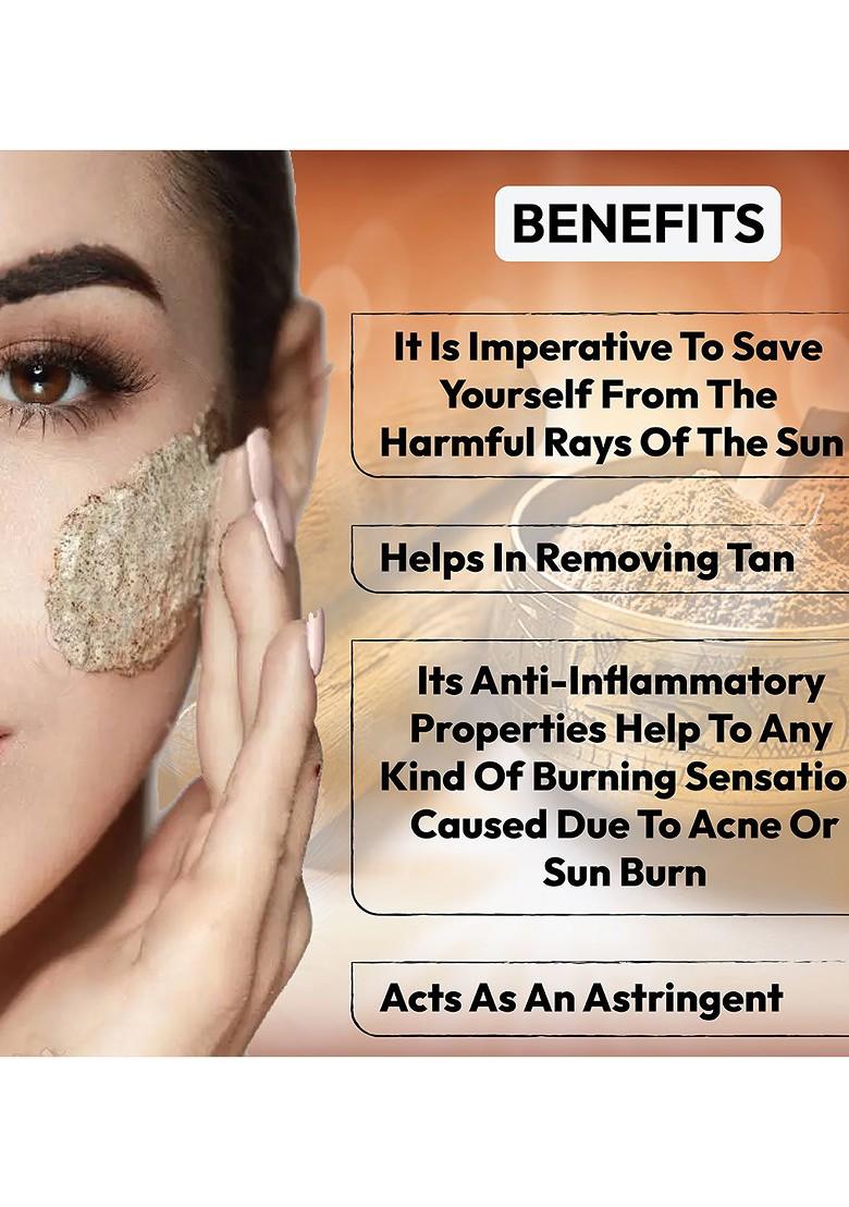 Luvyh Advanced Sandalwood Scrub For Anti Aging Tan Removal 100 G