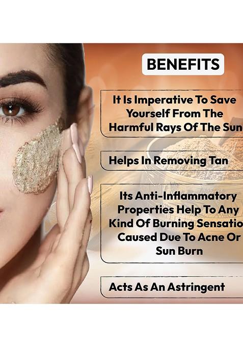 Luvyh Advanced Sandalwood Scrub For Anti Aging Tan Removal 100 G