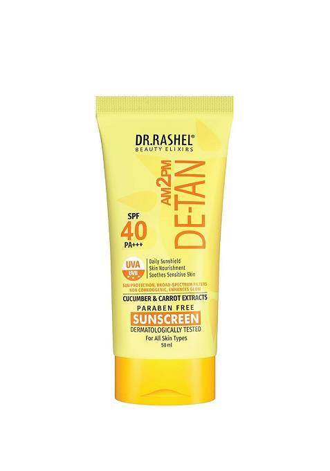 Dr Rashel De Tan Sunscreen Spf 40 Pa With Cucumberfor Face Body 50 Ml