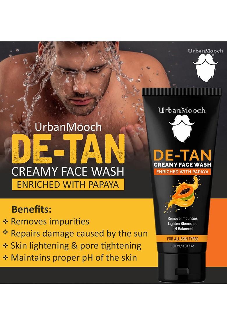 Urbanmooch Men De Tan Face Wash 100 Ml