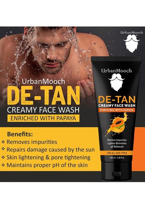 Urbanmooch Men De Tan Face Wash 100 Ml