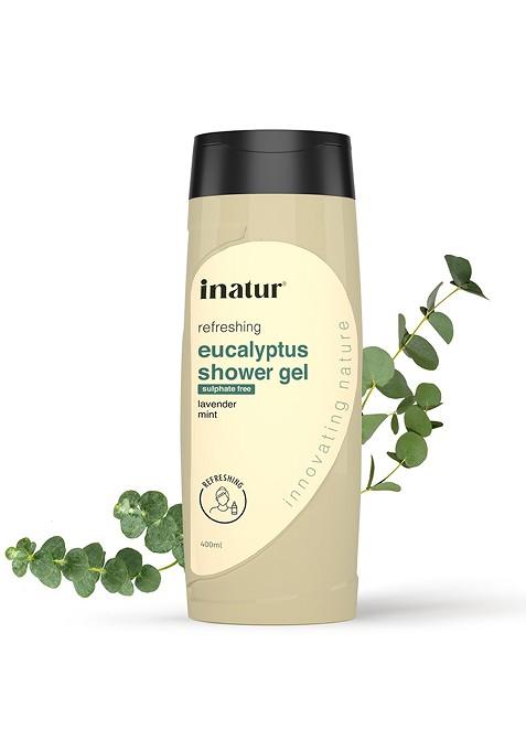Inatur Refreshing Eucalyptus Shower Gel With Lavender Mint 400Ml