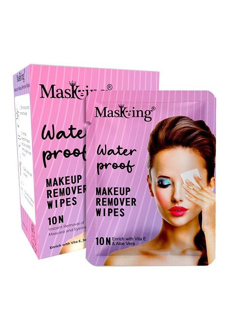 Masking Waterproof Makeup Remover Cleansing Wipes 10 Pcs